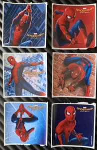 Spider-Man Stickers x 6 - Birthday Party Favours - Spiderman Party Loot Marvel - Picture 1 of 8