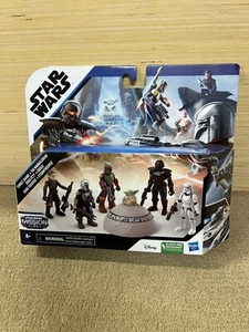 Star Wars Mission Fleet 2.5 Inch Mandalorian Action Figure Set Hasbro NEW - Picture 1 of 6