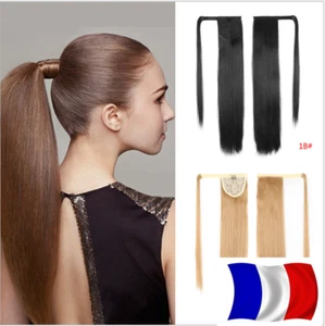 Coda di Cavallo Extension Di Capelli Liscia Wrap Around Ponytail 60CM - Bild 1 von 9