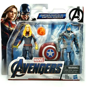 CAPTAIN MARVEL AMERICA FIGURES AVENGERS 2018 HASBRO 2 PACK NEU OVP ENDGAME RARE - Bild 1 von 7