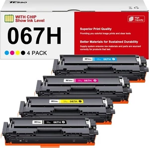 067H Toner Cartridge Set,Mf656Cdw Toner, High Yield Replacement for Canon 067 - Picture 1 of 7