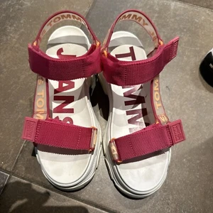WOW! Marken Luxus Original TOMMY HILFIGER Schuhe Sandalen Plateau Gr. 40 NEU! - Bild 1 von 9