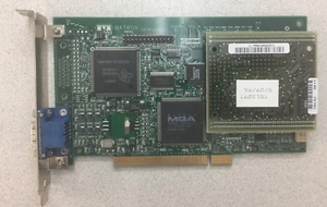 Vintage MATROX 576-04 REV.A PCI VIDEO CARD with VIDCRD001AAWW TI M0DULE - Picture 1 of 5
