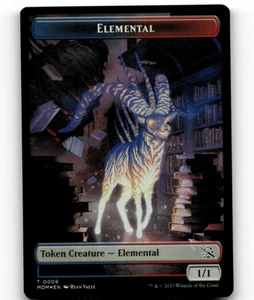 FOIL - MTG Elemental (0009) Gettone Thopter March of the Machine - Foto 1 di 2