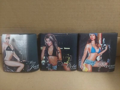 3 Woodstock Kentucky Straight Bourbon Whiskey Calender Girls Can Stubby Coolers - image 1 of 3