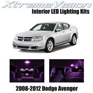 XtremeVision Interior LED for Dodge Avenger 2008-2012 (10 PCS) Pink