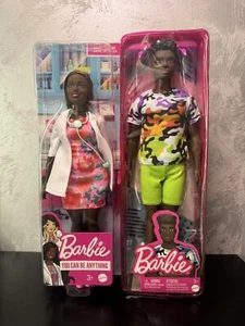 Pacchetto 2 bambole Barbie Ken e Barbie - Foto 1 di 1