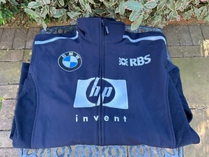 BMW WILLIAMS F1 TEAM VINTAGE JACKET FLEECE RETRO F1 BMW FORMULA 1 FLEECE M PUMA - Picture 1 of 5