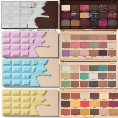 Makeup Revolution I Heart Chocolate Eye Shadow Palette Brand New & Boxed - Image 1 of 4