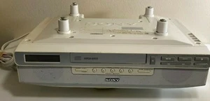 Sony ICF-CD523 Mega Bass - Off White Under Counter CD, AM/FM Radio - Works Well - Picture 1 of 10