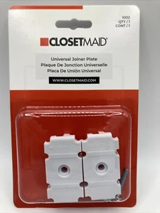 ClosetMaid #1002 Universal Joiner Plate White - New in box - Picture 1 of 3