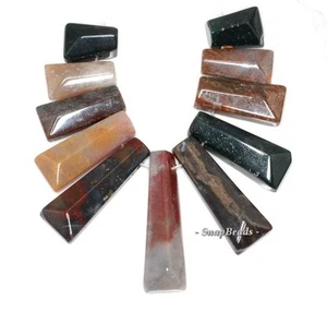 SANCTUARY INDIAN AGATE GEMSTONE LOOSE BEADS GRADUATED SET 11 BEADS - Imagen 1 de 1