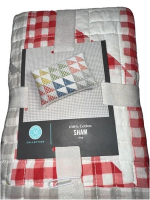 Colección Martha Stewart Size Almohada Falsa - Estampado a Cuadros de Guinga Foto 1 de 2