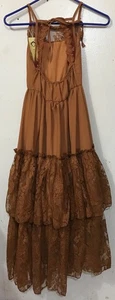 Vintage Schleife Bibihou Traum Spitzenkleid Kupferfarben Sehr Elegant Im Stil Neu  - Bild 1 von 6
