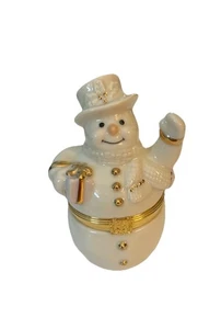 Lenox Treasures “The Spirit Of The Season Treasure Box” Hecho a Mano con Dije - Imagen 1 de 9