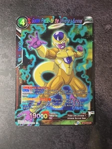 Golden Frieza For the Universes Survival BT1l6-010 UC Pre Release Foil Dragon Ba - Picture 1 of 2