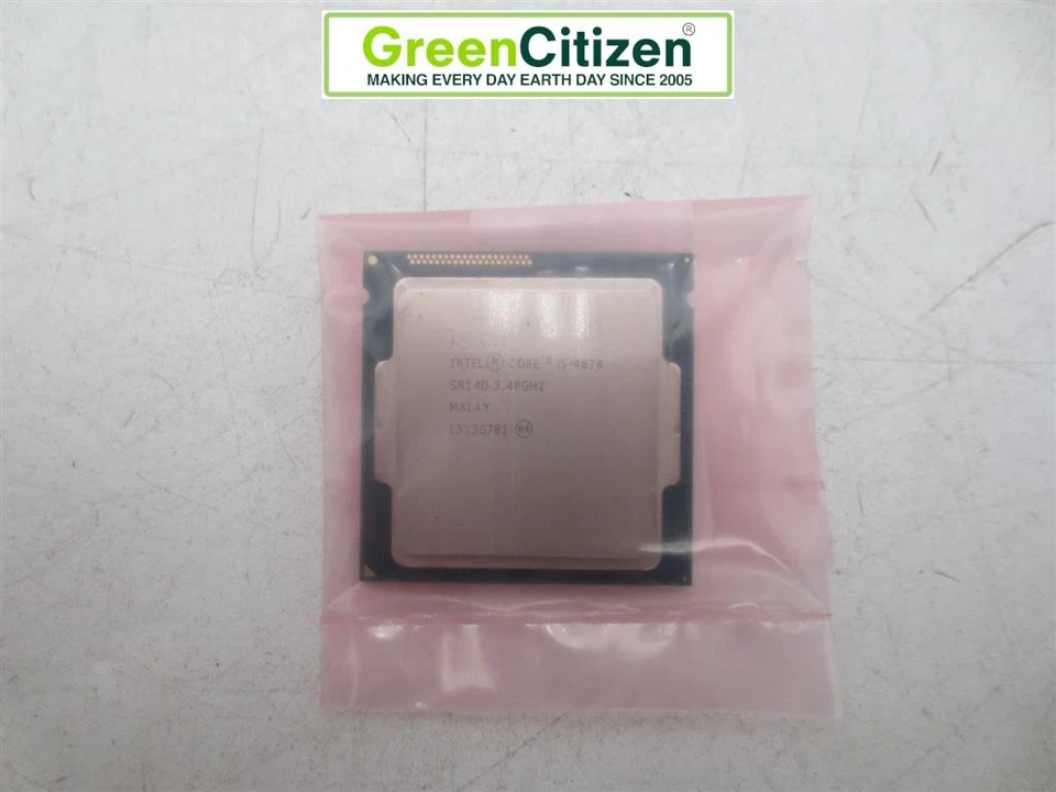 Procesador Intel Core i5-4670 SR14D 3,40 GHz 6 MB 4 núcleos LGA1150 Socket CPU Foto 1 de 3