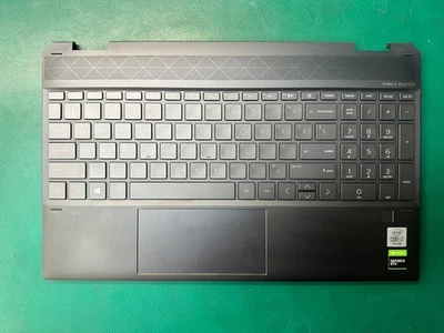hp spectre x360 15-eb0043dx Topcase mit Tastatur & Touchpad. - Bild 1 von 4