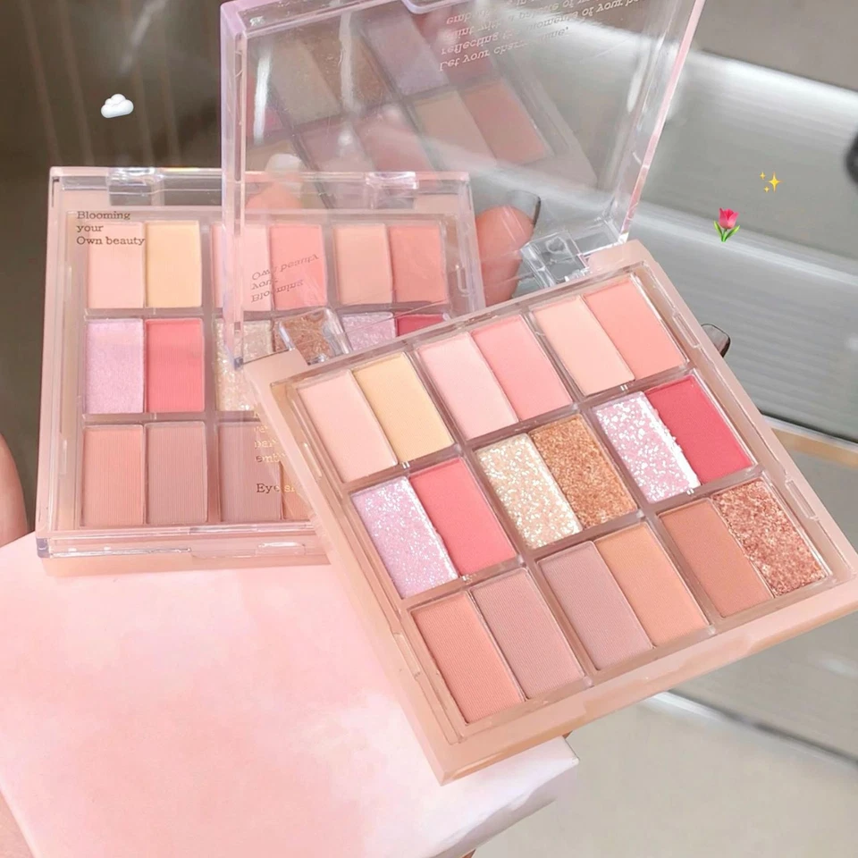 Augen-Make-up-Palette, Gesichtsformung, Konturierung, 18 Farben, Matt-Highlighte - Bild 1 von 4