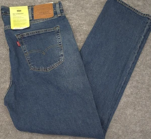 Levis 514 Premium Straight Fit Stretch Jeans 40x32 Farbe Blau Denim Big E Neu mit Etikett - Bild 1 von 14