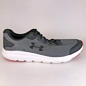Under Armour Herren Surge 2 3022595-100 Grau Rot Laufschuhe Turnschuhe Größe 10,5 - Bild 1 von 12