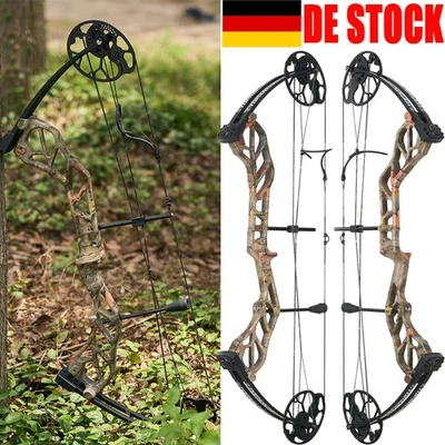 Jagd Compound Bogen für Outdoor Bogenschießen Sport Targeting Schießen 19-70LBS - Bild 1 von 4
