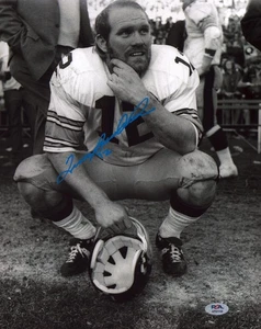 Terry Bradshaw Signed Autographed 11x14 Photo Pittsburgh Steelers Hof PSA #2 - Picture 1 of 1