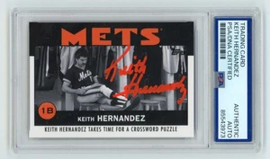 Keith Hernandez 2021 Topps Once Upon a Time In Queens #38 B/W Signed PSA Auto - Picture 1 of 1