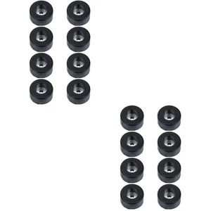  Set of 2 Speaker Mat Rubber Feet for Speakers Spike Floor Protectors Bumpers - Picture 1 of 12