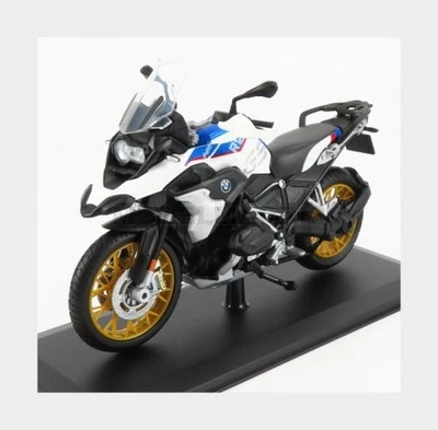 MAISTO 32703 BMW - R1250 GS 2015 - WHITE BLUE RED - 1/12 - Immagine 1 di 2
