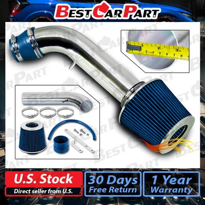 BCP BLUE 93-95 Rodeo Trooper Passport 3.2L SOHC V6 Ram Air Intake + Filter - Image 1 of 4
