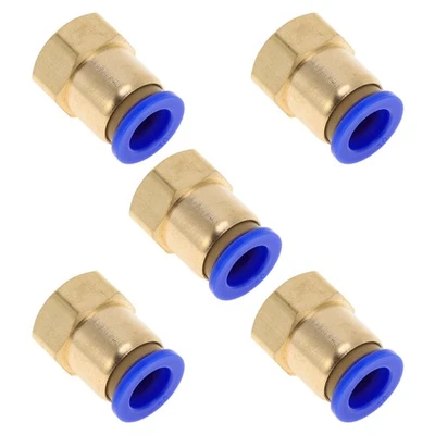 Conectores rápidos aire 3/8"BSPT 5pcs azul/dorado para vehículos - Imagen 1 de 4