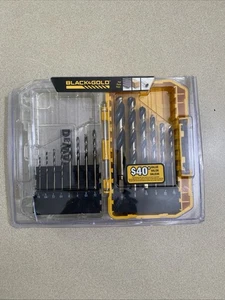 DeWalt 14-Piece (Black and Gold) DRILL BIT SET Open Box - Picture 1 of 4