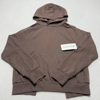 Sudadera con Capucha Athleta Moonrise Para Mujer Pequeña Terry Francesa Algodón Espalda Abierta Nueva Con Etiquetas Foto 1 de 4