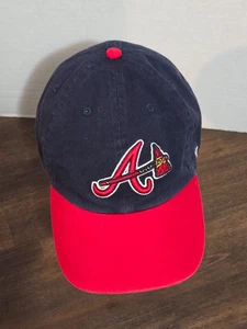 Atlanta Braves Men Boys Cap Collectible Adjustable Hat 47 Brand - Picture 1 of 7