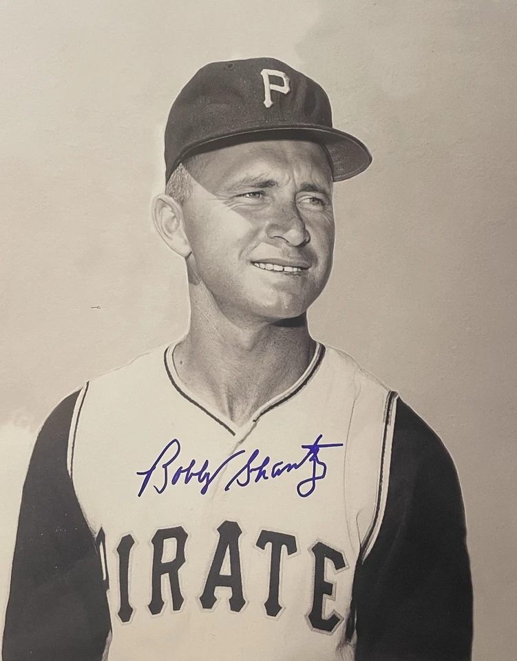 Leyenda del béisbol firmada por Bobby Shantz 8x10 MLB Piratas de Pittsburgh Foto 1 de 1