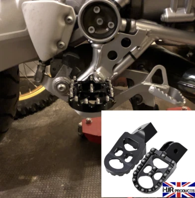 CNC Footpegs Footrest BMW R1100GS R1150GS R1200GS LC GENUINE HJR foot pegs - Image 1 of 4