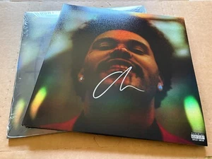 NEW SUPER RARE The Weeknd - After Hours Holographic Vinyl 2xLP SIGNED - Picture 1 of 2