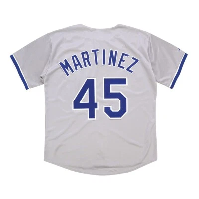 Pedro Martinez 1993 Los Angeles Dodgers Grey Road Men's Jersey (S-3XL) - Image 1 of 4