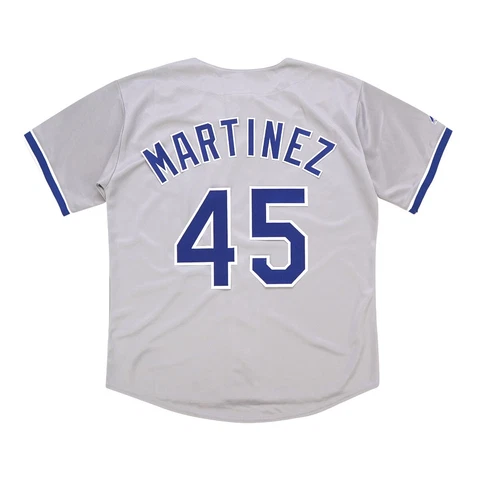 Pedro Martinez 1993 Los Angeles Dodgers Grey Road Men's Jersey (S-3XL) Cover
