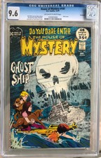 House of Mystery #197 (1971) CGC 9.6 -- O/w to white pgs; Neal Adams skull cover