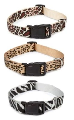 Collares de nailon con estampado de animales para perros de East Side Collection 3 patrones 4 tamaños Foto 1 de 3