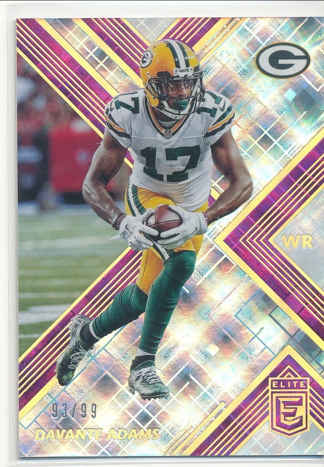 2017 Elite Davante Adams Purple /99 - Image 1 of 1
