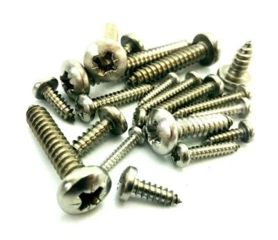 NUTS 'N' BOLTS ® POZI PAN SELF TAPPING SCREWS A2 STAINLESS STEEL TAPPERS NO #2,4,6,8,10,12,14