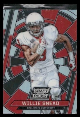 2016 Panini Prizm DP #90 Willie Snead STAINED GLASS Ball State Cardinals - Image 1 of 2