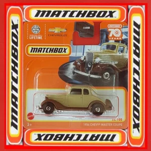 MATCHBOX 2023   1934 CHEVY MASTER COUPE   34/100   NEU&OVP - Bild 1 von 3