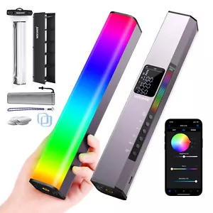 NEEWER RGB LED Videolicht Stick APP Steuerung Magnetisches Handfotolicht - Picture 1 of 8