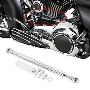 Chrome Gear Shift Linkage Shifter Link For Harley Dyna Touring Softail Road King - Picture 1 of 7