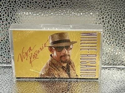 SALSA / WILLIE ROSARIO "VIVA ROSARIO"  (90's)  CASSETTE TESTED OK - Image 1 of 4
