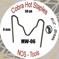 Pre-cut Hot Staples For Plastic Welder MW-06 M-Pattern 6mm